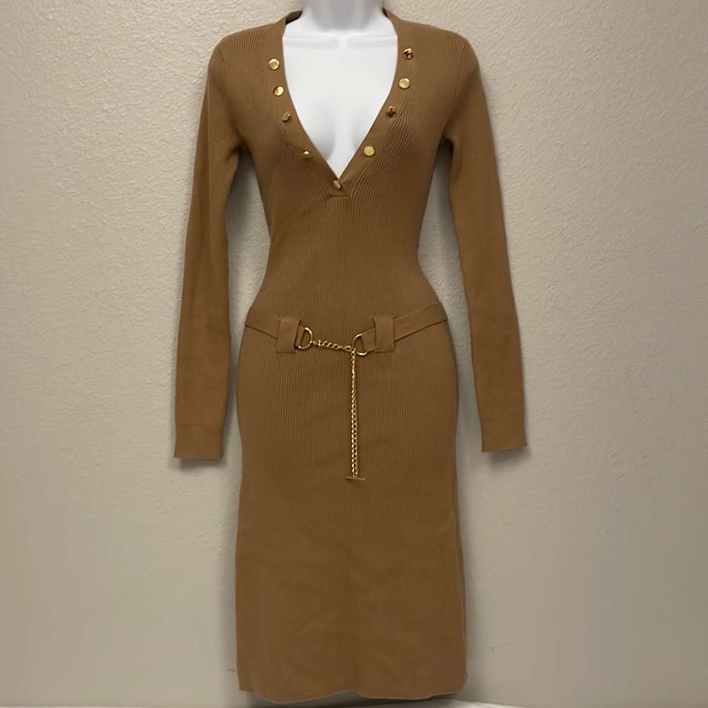 Victoria’s Secret Moda International Vintage 1990s bodycon ribbed sweater dress